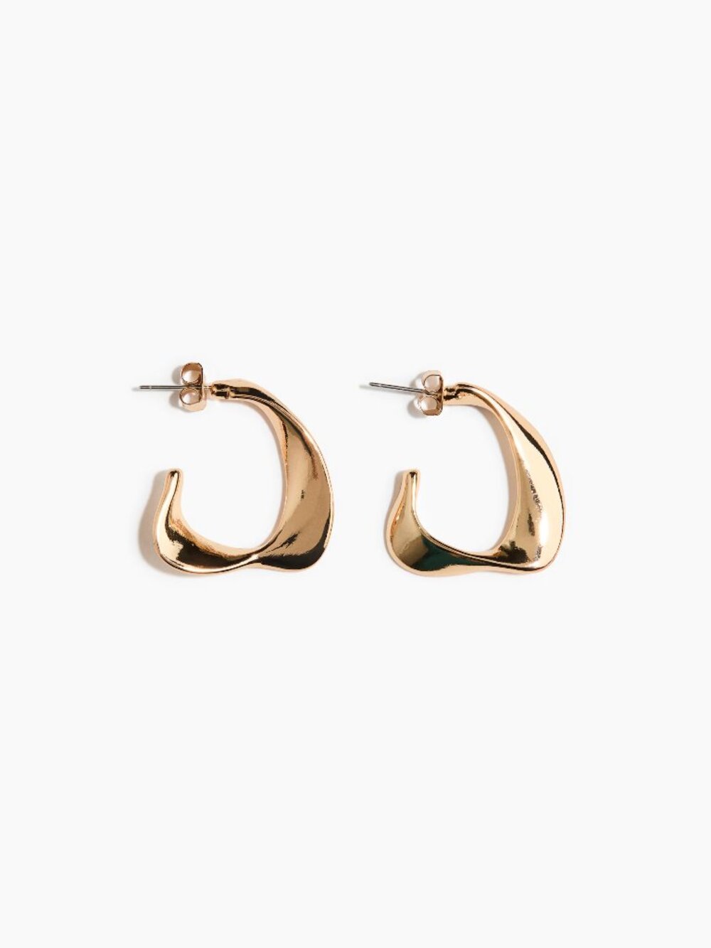 H&M Gold Hoop Earrings NTW